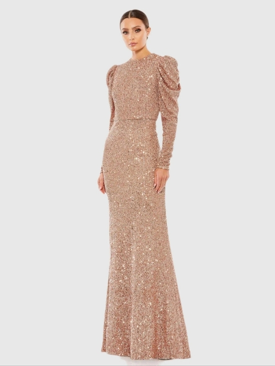 Mac Duggal Dresses & Skirts - *SOLD* NWT MAC DUGGAL | $398 Sequined High Neck Column Gown